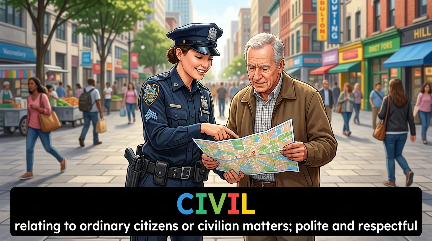 English Illustration for civil